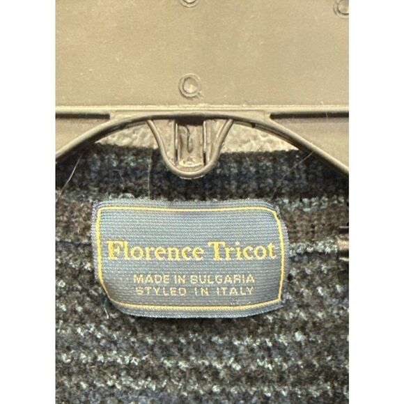 Vintage 90s Florence Tricot Sweater Size Medium Acrylic Wool Made In Italy - Picture 3 of 4